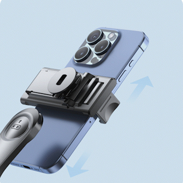 Фото - Трипод для селфі RTAKO Q10R MINI Clip selfie stick Black (6942063215332)