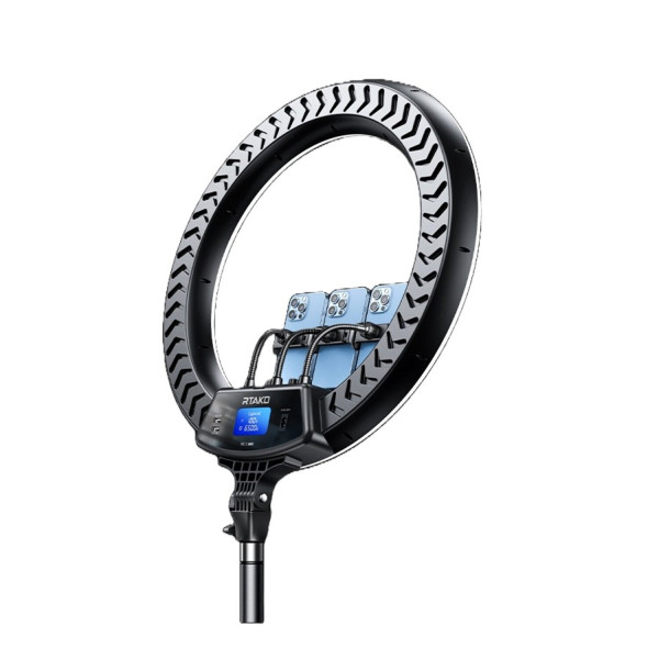 Фото - Кільцева лампа RTAKO AR-GTB01-18S 18'' digital display Ring Light (6942063218661)