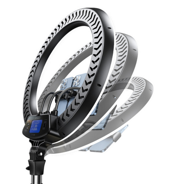 Фото - Кільцева лампа RTAKO AR-GTB01-18S 18'' digital display Ring Light (6942063218661)