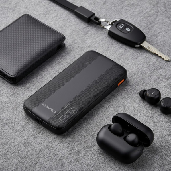 Фото - Батарея мобильная Awei P20K 10000mAh Black (6954284009744)