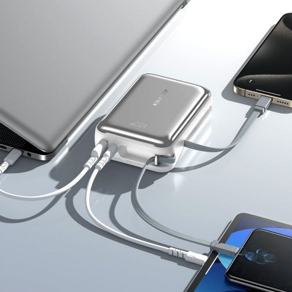 Фото - Батарея мобильная Awei C03 20000mAh 45W PD QC USB-A/USB-C Silver (6954284026529)