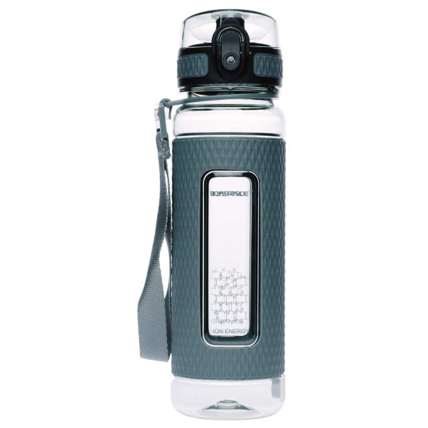 Фото - Пляшка для води UZspace 5044 Diamond 450 мл Серая Фото - Пляшка для води UZspace 5044 Diamond 450 мл Серая