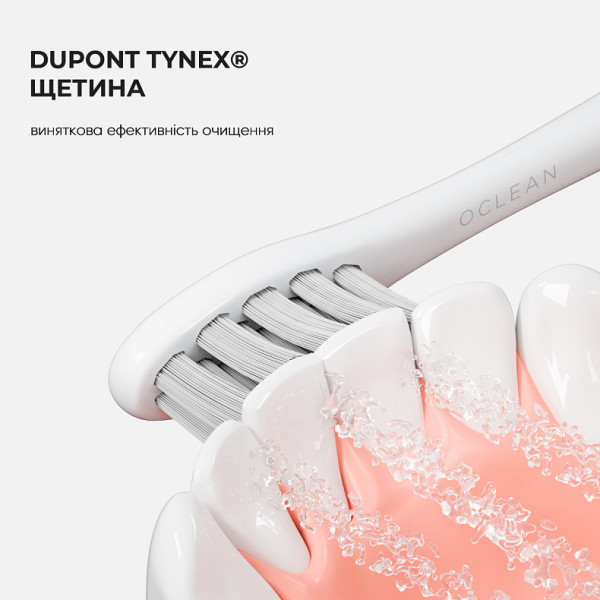 Фото - Насадка для зубної щітки Oclean P1C10 Brush Head White 2 шт. (6970810552508)