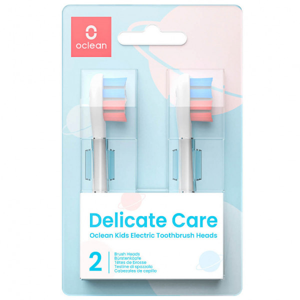 Фото - Насадка для зубной щетки Oclean P3K1 Brush Head Kids White 2 шт. (6970810552546)