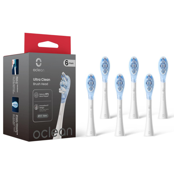 Фото - Насадка для зубної щітки Oclean Ultra White Clean UC03 6 шт. (6970810556926)
