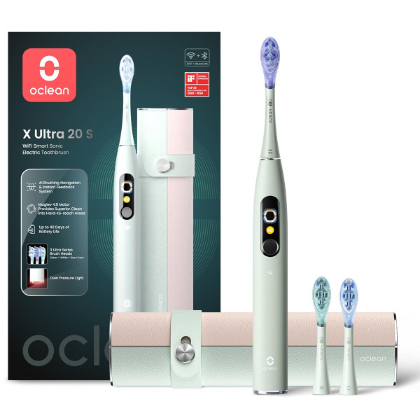 Фото - Зубна щітка електрична Oclean X Ultra 20 Set Electric Toothbrush Green (6970810557091)