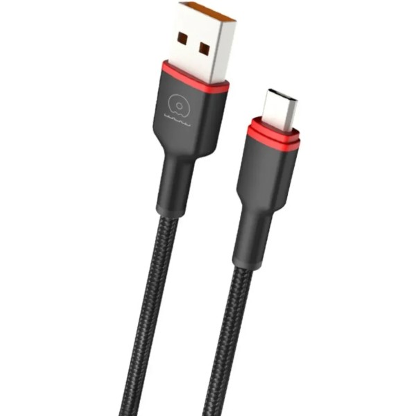Фото - Кабель WUW X203 USB Type-C 2,4A 1m Black (6972573336203)