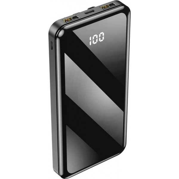 Фото - Батарея мобільна Forever TB-411 ALLin1 10000 mAh with cables USB-C + Lightning + microUSB Black (GSM103789)