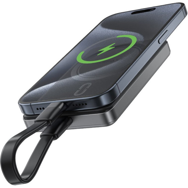 Фото - Батарея мобільна AceFast Magnetic Wireless 10000mAh 20W PD (6974316283393)