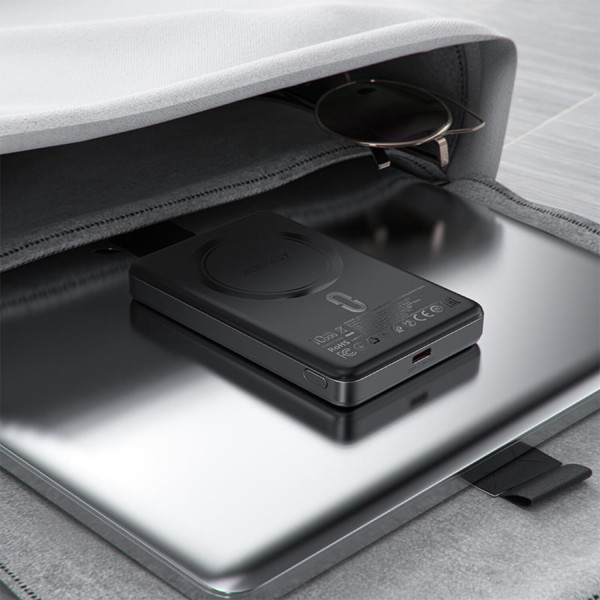Фото - Батарея мобільна AceFast Magnetic Wireless 10000mAh 20W PD (6974316283393)