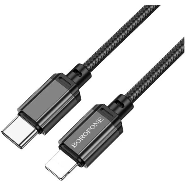 Фото - Кабель BOROFONE BX87 Sharp PD iP Black (6974443388985)