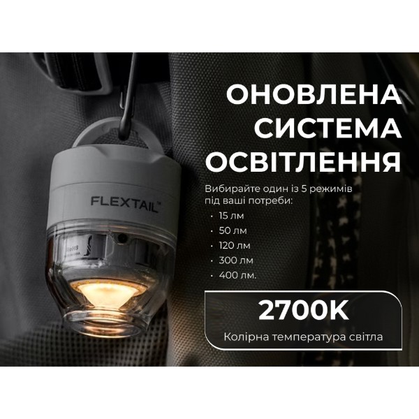 Фото - Ліхтар-насос кемпінговий Flextail Tiny Pump 3X (6975755966915)