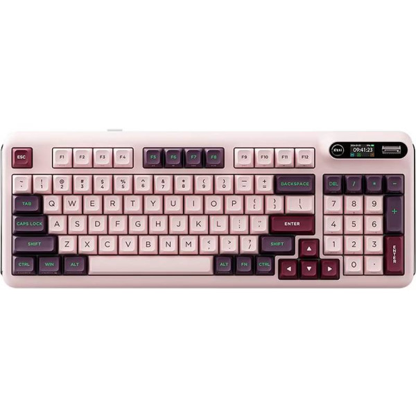 Фото - Клавіатура бездротова ігрова KZZI Z98 Wireless Keyboard UA\ENG Nezuko Purple (6977534870413)