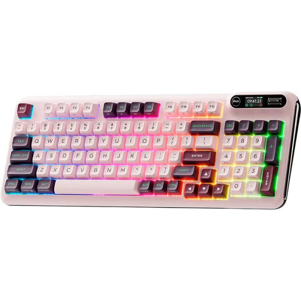 Фото - Клавіатура бездротова ігрова KZZI Z98 Wireless Keyboard UA\ENG Nezuko Purple (6977534870413)