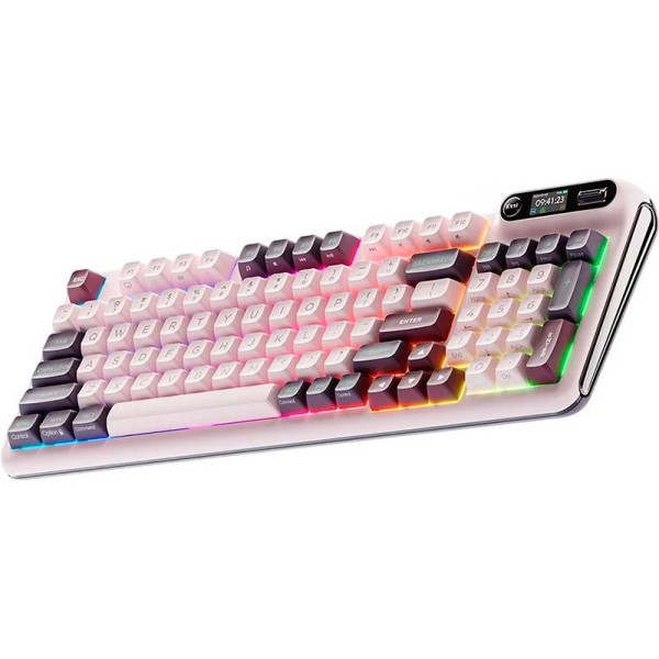 Фото - Клавіатура бездротова ігрова KZZI Z98 Wireless Keyboard UA\ENG Nezuko Purple (6977534870413)