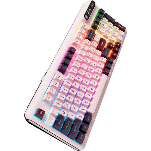 Фото - Клавіатура бездротова ігрова KZZI Z98 Wireless Keyboard UA\ENG Nezuko Purple (6977534870413)