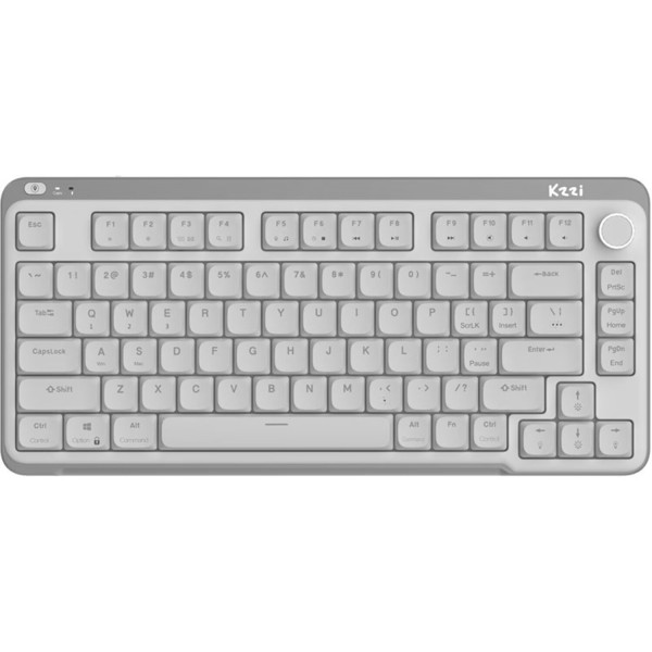 Фото - Клавіатура бездротова ігрова KZZI I75 Wireless Keyboard UA\ENG (Red Switch) Grey (6977534870635) Фото - Клавіатура бездротова ігрова KZZI I75 Wireless Keyboard UA\ENG (Red Switch) Grey (6977534870635)