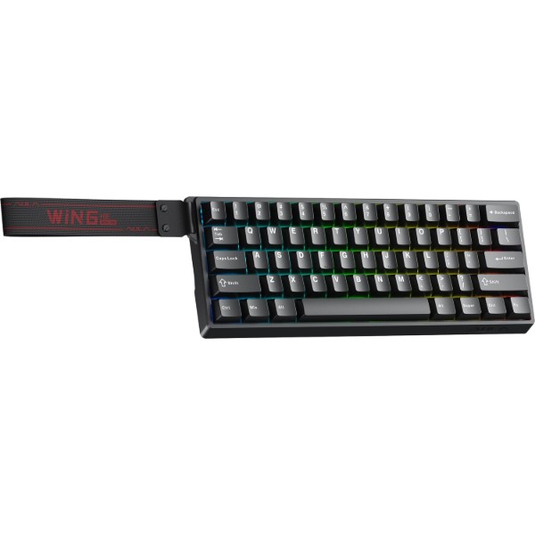 Фото - Клавіатура дротова ігрова Aula WIN60 HE Magnetic switch Black EN/UA (6978080504029)