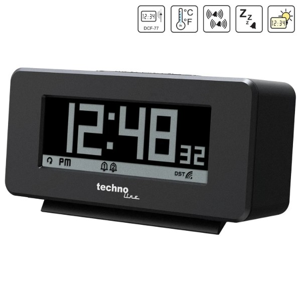 Фото - Настольные часы Technoline WT295 Black