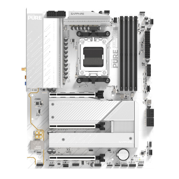Фото - Материнська плата Sapphire PURE B850A WIFI7 DDR5 (52123-11-40G)