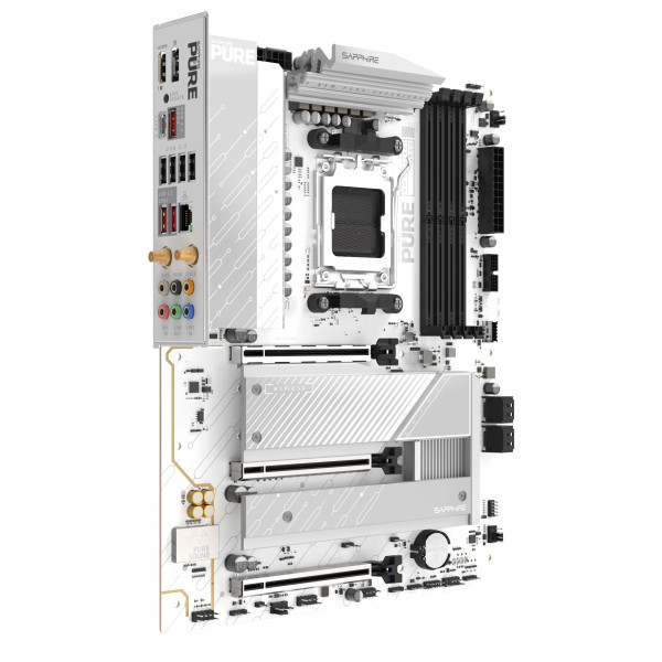 Фото - Материнська плата Sapphire PURE B850A WIFI7 DDR5 (52123-11-40G)