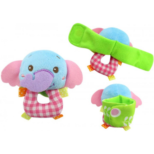 Фото - Брязкальце Baby Team браслет Слоник + мавпочка (8504_Слонік + мавпочка)