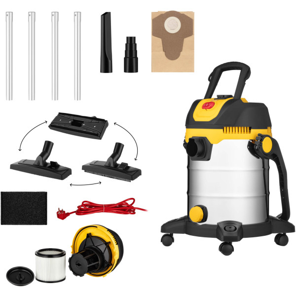 Фото - Уцінка - Пилосос миючий з контейнером 2E PowerClean 20S (2E-VC2012SSD)