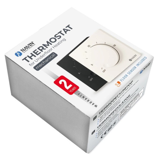 Фото - Терморегулятор Navin EH84BM-16A Black (24-660171-0240)