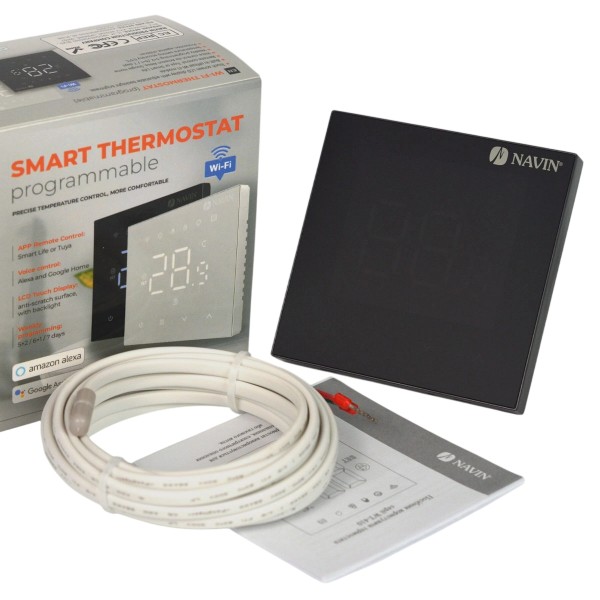 Фото - Терморегулятор Navin WT410B-16А Black (24-260273-8686)