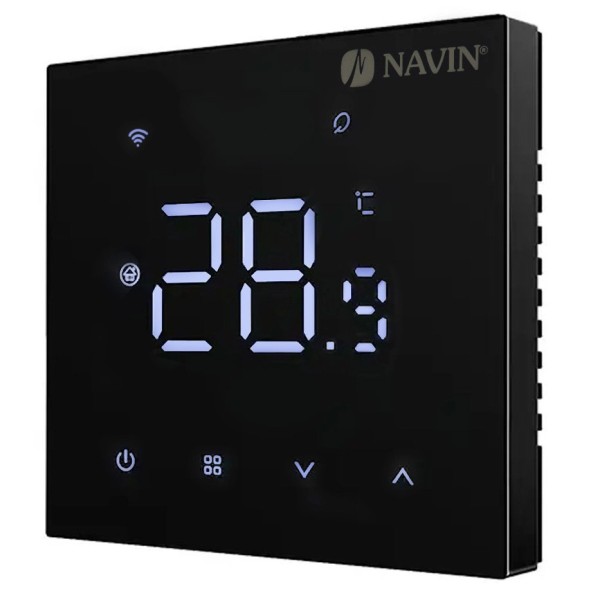 Фото - Терморегулятор Navin WT410B-16А Black (24-260273-8686)