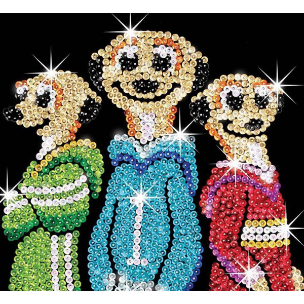 Фото - Набір для творчості з паєток Sequin Art Негідники Сурікати Red (SA1008)