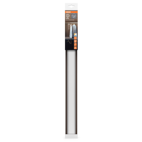 Фото - Світлодіодний світильник Osram LINEAR FLAT 4Вт 3000/4000/6500К Silver (4099854462672)