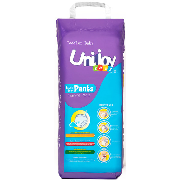 Фото - Одноразові підгузки-трусики Unijoy Soft Diapers XL 12-17 кг 40 шт. (6998526216156)