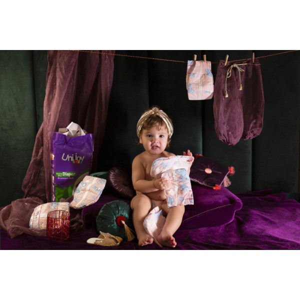 Фото - Одноразові підгузки Unijoy Soft Diapers М 6-9 кг 36 шт. (6998526216187)