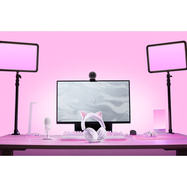 Фото - Гарнітура дротова ігрова Razer Kraken Kitty V3 X mini-jack 1.3м White (RZ04-05350300-R3M1)