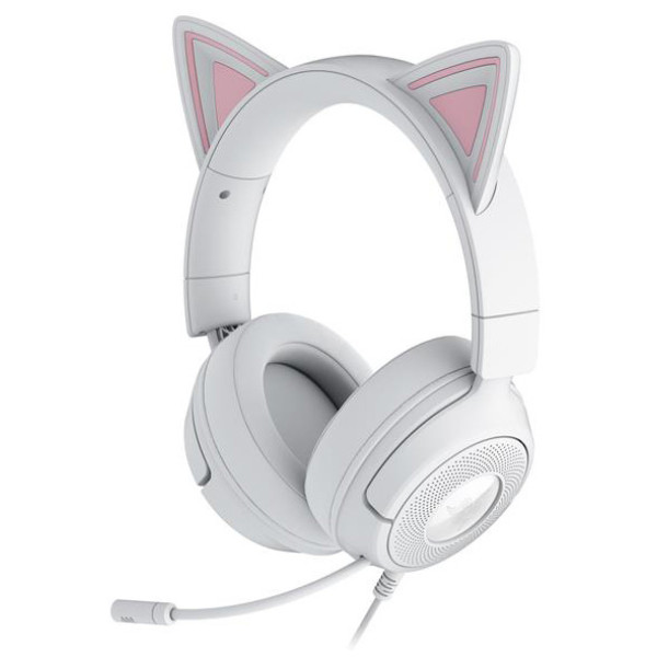 Фото - Гарнітура дротова ігрова Razer Kraken Kitty V3 X mini-jack 1.3м White (RZ04-05350300-R3M1)