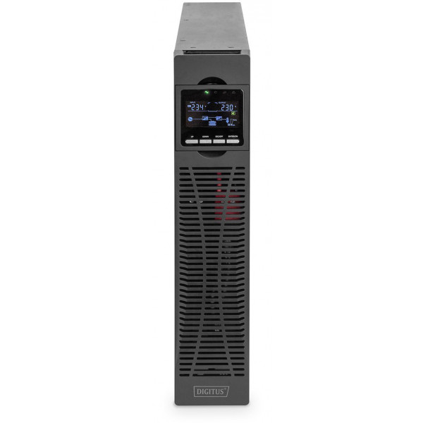 Фото - Джерело безперебійного живлення Digitus OnLine,3000W,LCD,8xC13,1xC19,RJ45,RS232,USB,Rack/Tower (DN-170096) Фото - Джерело безперебійного живлення Digitus OnLine,3000W,LCD,8xC13,1xC19,RJ45,RS232,USB,Rack/Tower (DN-170096)