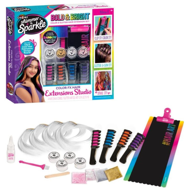 Фото - Набор для волос Cra-Z-Art Color FX Студия наращивания (65594CRA)