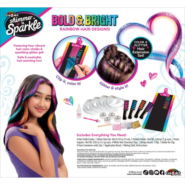 Фото - Набор для волос Cra-Z-Art Color FX Студия наращивания (65594CRA)