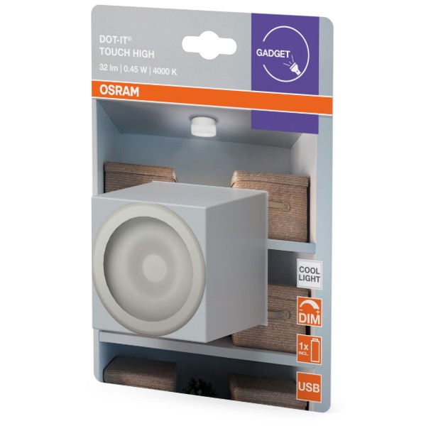 Фото - Ночник Osram DOT-IT TOUCH SLIM 0.45Вт 4000К белый (4099854531538)