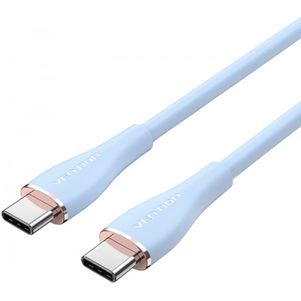 Фото - Кабель синхронізації даних Vention USB 2.0 Type-C M-M, 1.0 м 100W (20V/5A) (TAWSF)