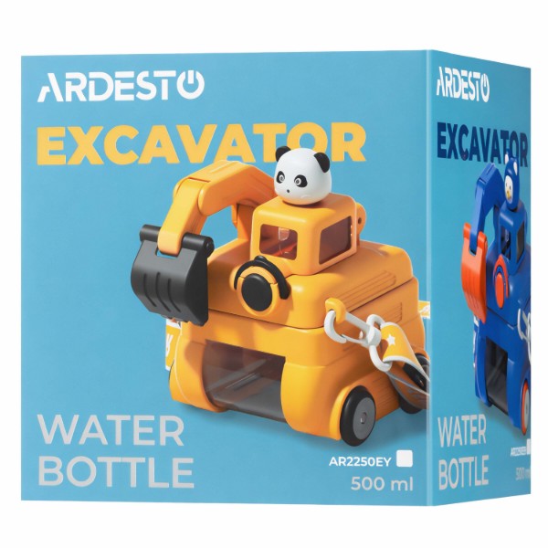 Фото - Бутылка для воды ARDESTO Excavator 500 мл Yellow (AR2250EY)