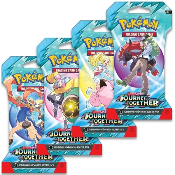 Фото - Настільна гра (5-7 років) Pokemon Journey Together Sleeved Booster (196214108264)