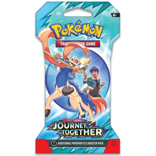 Фото - Настільна гра (5-7 років) Pokemon Journey Together Sleeved Booster (196214108264)