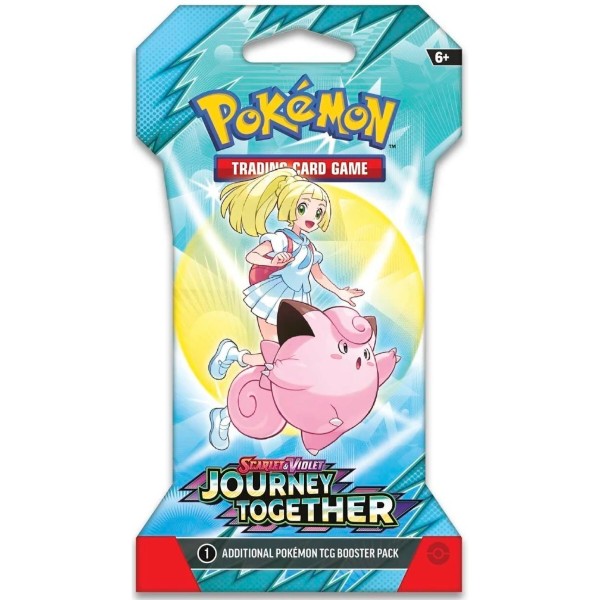 Фото - Настільна гра (5-7 років) Pokemon Journey Together Sleeved Booster (196214108264)