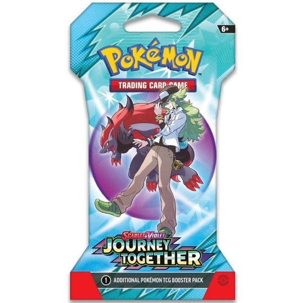 Фото - Настільна гра (5-7 років) Pokemon Journey Together Sleeved Booster (196214108264)