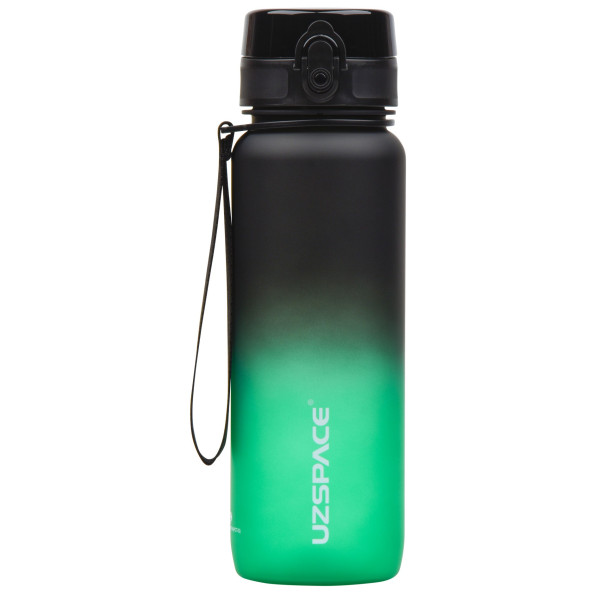 Фото - Пляшка для води UZspace 3053 Frosted 800 мл Чорно-зелена