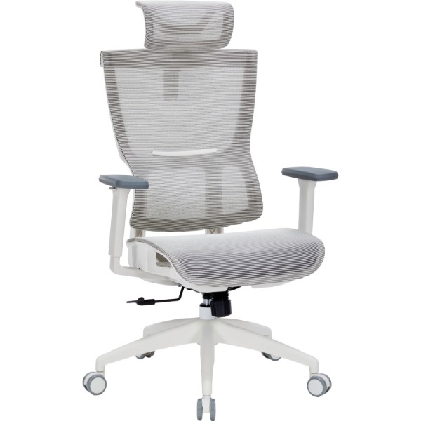 Фото - Крісло офісне OfficePro Elegant (OC660-W-LG-LG) White/Light Gray