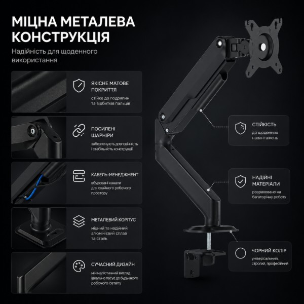 Фото - Кріплення настільне iTECH MBSS-02F