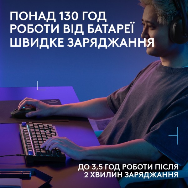 Фото - Миша бездротова ігрова Logitech G305 X SUPERLIGHT Black (910-007739)